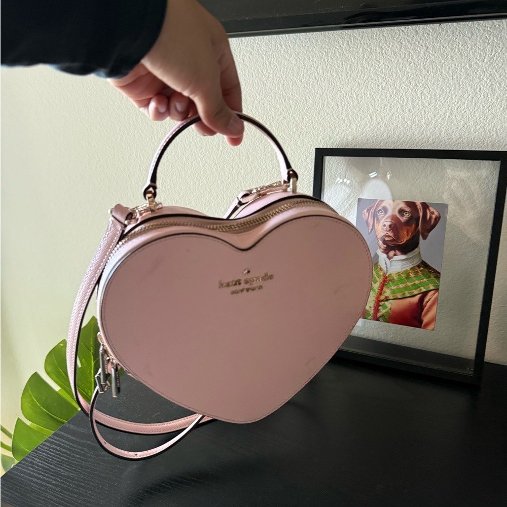 Kate Spade Pink Heart-Shaped Bag